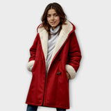 Antonia - Patogus Paltas su Fleece Pamušalu