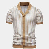 Laurits™ | Dryžuotas Megztinis Polo