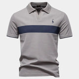 Niels™ | Savanna Juostuota Polo