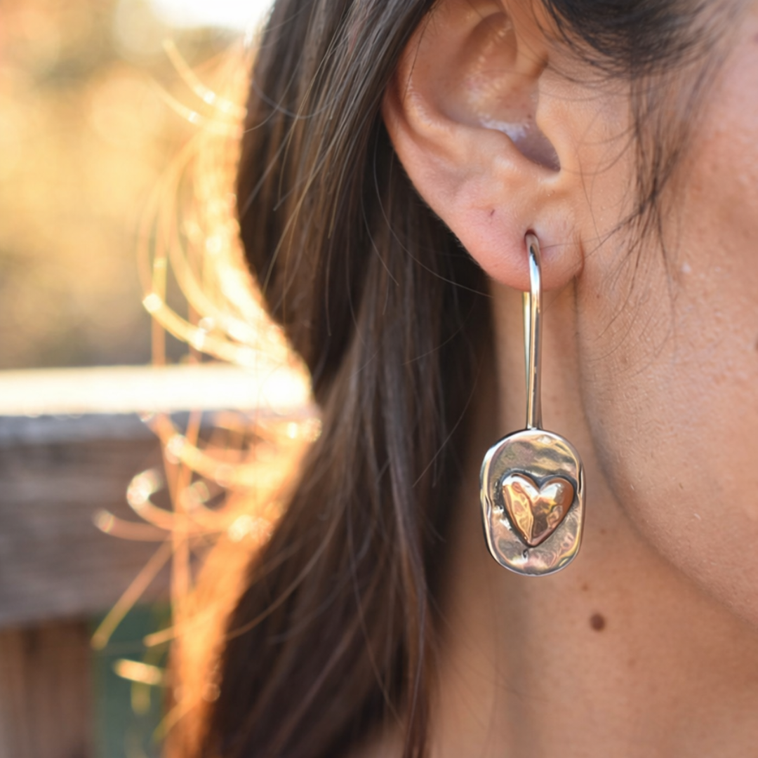 CLARA™ | Širdies auskarai