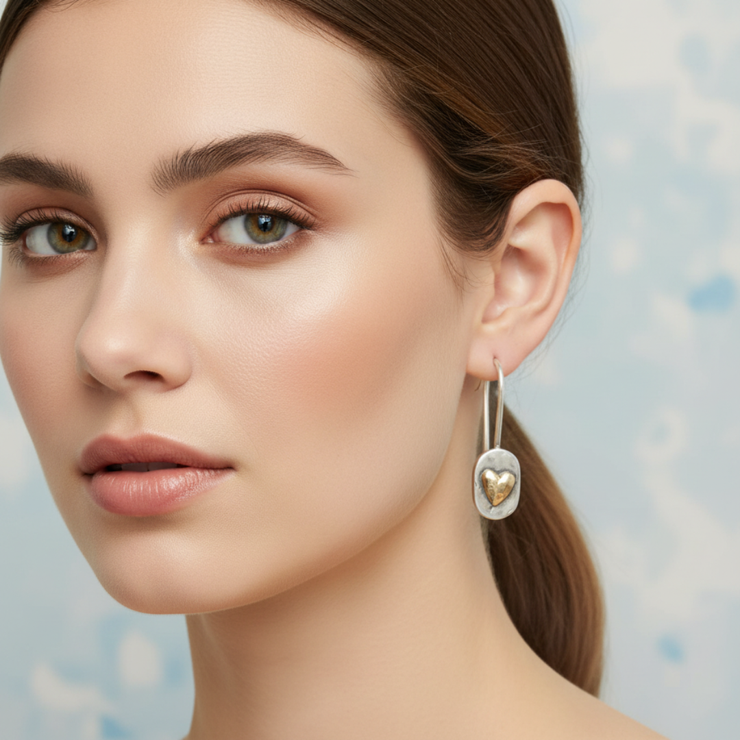 CLARA™ | Širdies auskarai