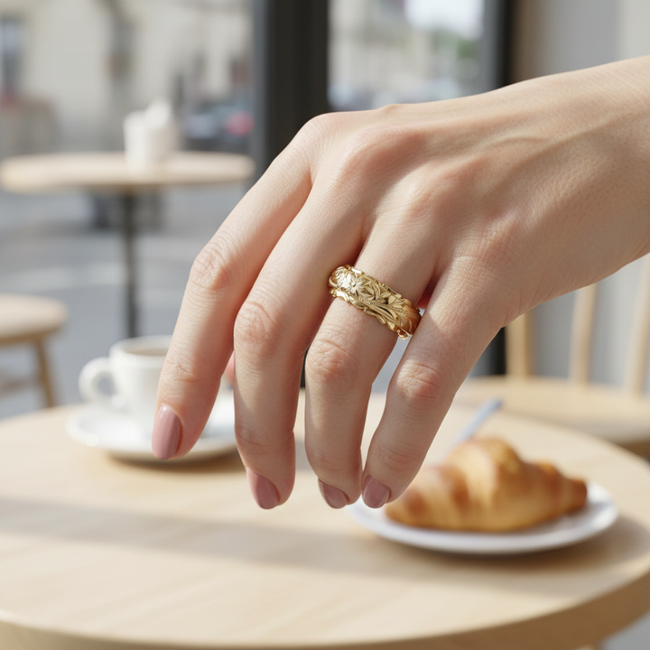 SAVINA™ | Elegantiškas gėlių žiedas