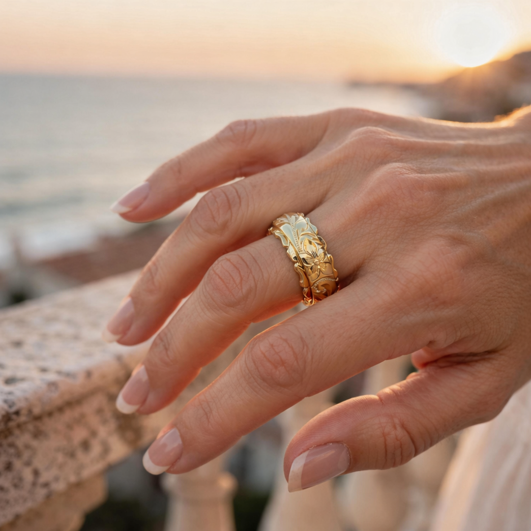 SAVINA™ | Elegantiškas gėlių žiedas