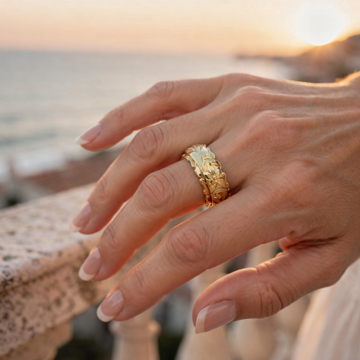 SAVINA™ | Elegantiškas gėlių žiedas